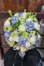 แจกันดอกไม้สดสีขาว-VF1034 - Image 4