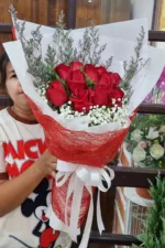 ช่อดอกกุหลาบแดง-RR1005 - Image 2