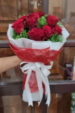 ช่อดอกกุหลาบแดง-RR1014 - Image 3