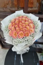 ช่อดอกกุหลาบสีส้ม-YR1002 - Image 2