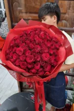 ช่อดอกกุหลาบแดง-RR1015 - Image 3