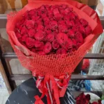 ช่อดอกกุหลาบแดง99ดอก