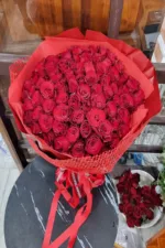 ช่อดอกกุหลาบแดง-RR1015 - Image 2