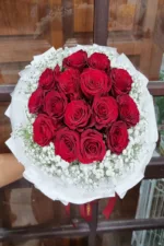 ช่อดอกกุหลาบแดง-RR1018 - Image 3