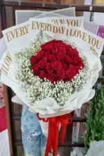 ช่อดอกกุหลาบแดง-RR1020 - Image 4