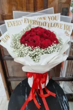 ช่อดอกกุหลาบแดง36ดอก