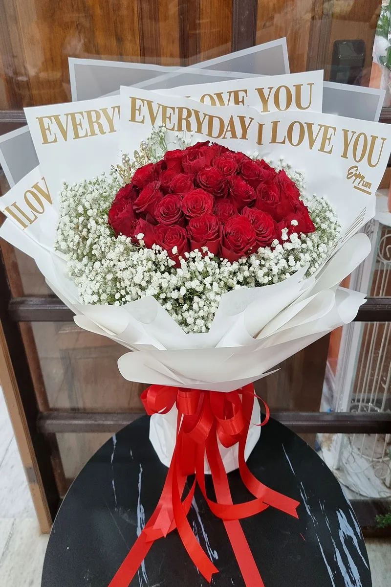 ช่อดอกกุหลาบแดง36ดอก ช่อดอกกุหลาบแดง36ดอก
