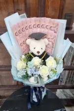 ช่อดอกไม้ประดิษฐ์ปัจฉิมเด็ก