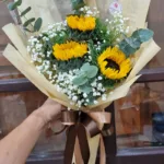 ช่อดอกทานตะวัน3ดอก