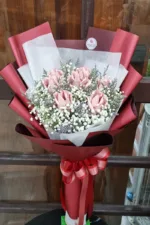 ช่อแบงค์พับดอกกุหลาบ-MA1017 - Image 2