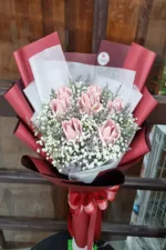 ช่อแบงค์พับดอกกุหลาบ-MA1017 - Image 3