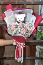 ช่อแบงค์พับตุ๊กตารับปริญญา