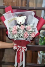 ช่อแบงค์พับดอกกุหลาบ-MA1015 - Image 4