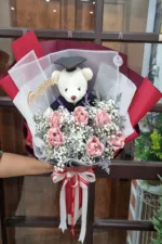 ช่อแบงค์พับดอกกุหลาบ-MA1015 - Image 3