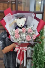 ช่อแบงค์พับดอกกุหลาบ-MA1015 - Image 2