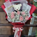 ช่อแบงค์ร้อยพับตุ๊กตารับปริญญา