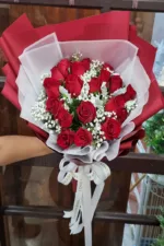 ช่อดอกกุหลาบแดง-RR1019 - Image 3