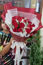 ช่อดอกกุหลาบแดง-RR1019 - Image 2