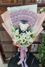 ช่อเรียงแบงค์รับปริญญา