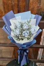 ช่อแบงค์50พับดอกกุหลาบ