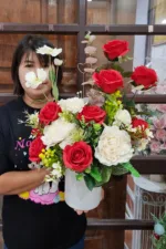 แจกันดอกไม้ประดิษฐ์-AS1010 - Image 3