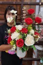 แจกันดอกไม้ประดิษฐ์-AS1010 - Image 2