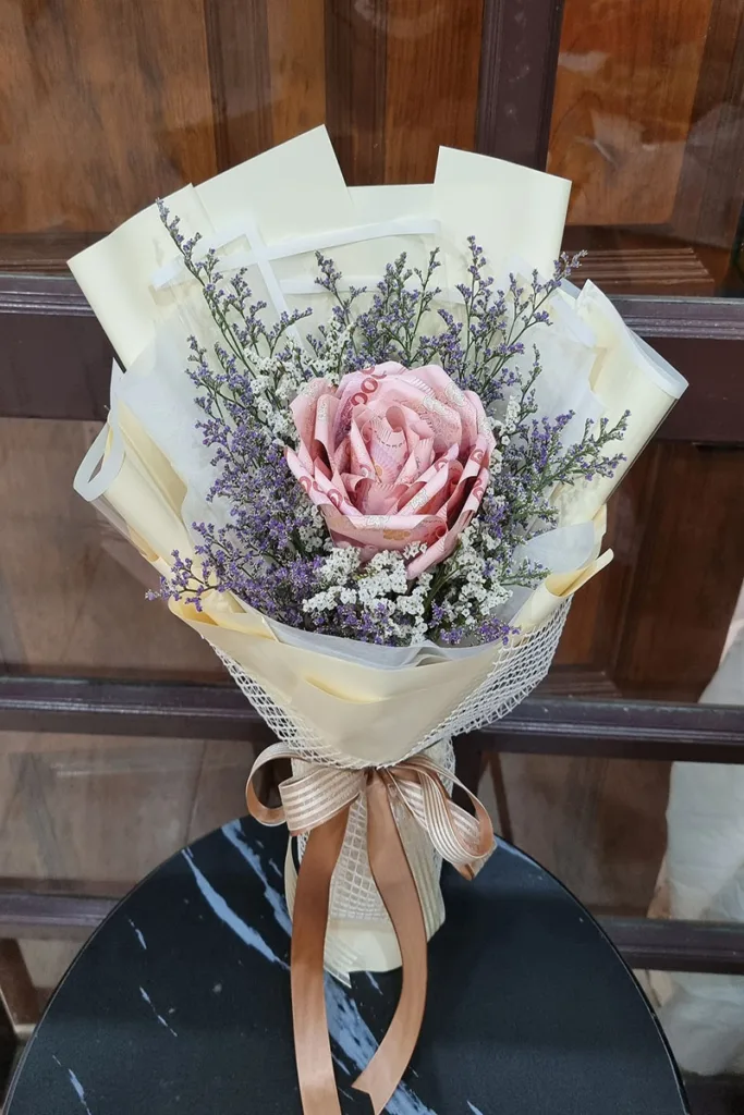 ช่อแบงค์พับดอก