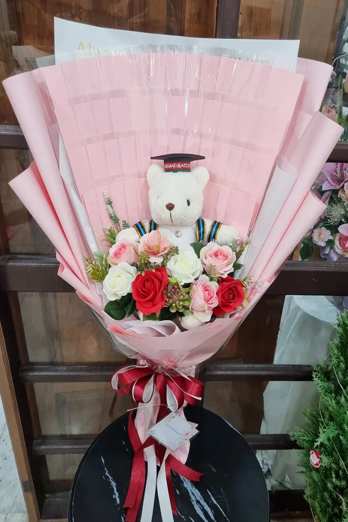 ช่อดอกไม้ใส่แบงค์เอง