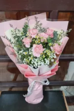 ช่อดอกไม้สดสีชมพู-PF1015 - Image 4