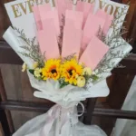 ช่อดอกไม้ใส่แบงค์เอง