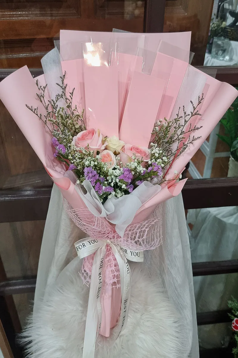 ช่อดอกไม้ใส่แบงค์เอง