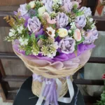 ช่อแบงค์พับดอกกุหลาบ