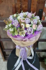 ช่อแบงค์พับดอกกุหลาบ