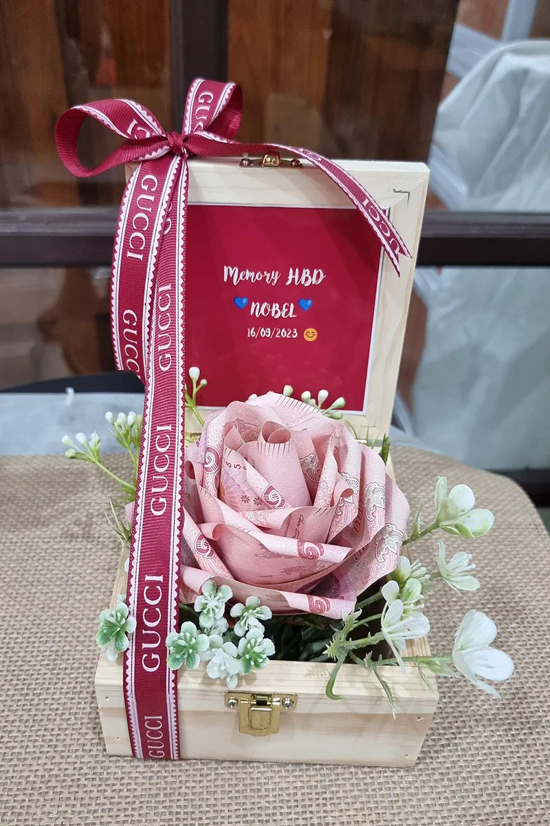 กล่องแบงค์ร้อยพับ กล่องแบงค์พับ