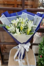 ช่อดอกลิลลี่ขาว