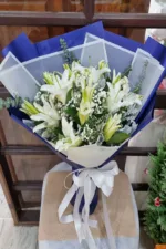 ช่อดอกลิลลี่10ดอก