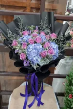 ช่อดอกไม้สดสีม่วง-VF1003 - Image 3