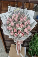 ช่อแบงค์พับดอกกุหลาบ-MA1019 - Image 3