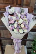 ช่อแบงค์พับดอกกุหลาบ-MA1042 - Image 4