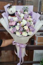 ช่อแบงค์พับดอกกุหลาบ-MA1042 - Image 3