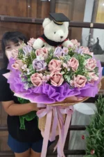 ช่อแบงค์พับดอกกุหลาบ-MA1011 - Image 4