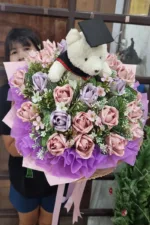 ช่อแบงค์พับดอกกุหลาบ-MA1011 - Image 3