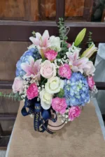 แจกันดอกไม้สดสีชมพู-VF1037 - Image 3