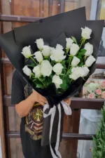 ช่อดอกกุหลาบขาว-WR1015 - Image 3