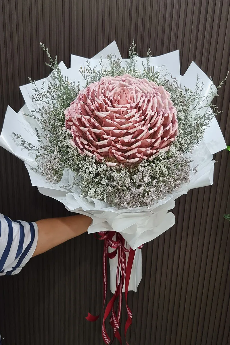 ช่อแบงค์พับดอกใหญ่