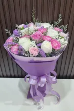 ช่อดอกไม้สดโทนสีม่วง-VF1007 - Image 2