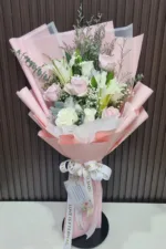 ช่อดอกไม้สดสีขาว-FW1006 - Image 2