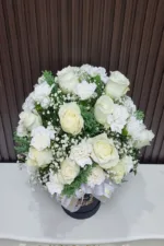 แจกันดอกไม้สดสีขาว-VF1022 - Image 4