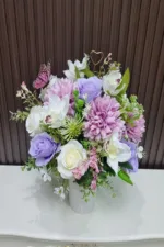 แจกันดอกไม้ประดิษฐ์ทรงกลม