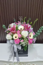 แจกันดอกไม้สดสีชมพู-VF1028 - Image 4